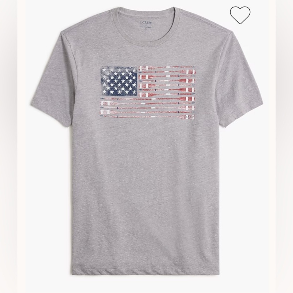 J. Crew Oar Flag Graphic Tee